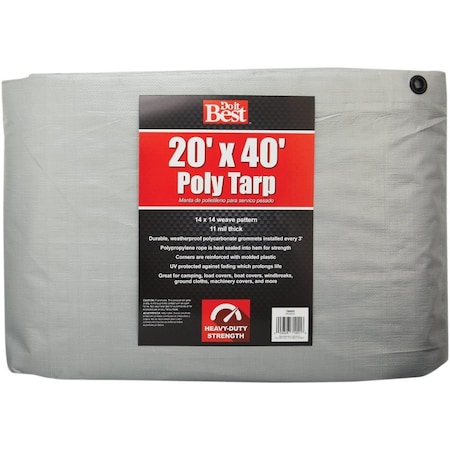 All-Source Heavy Duty Tarp, Silver 768609
